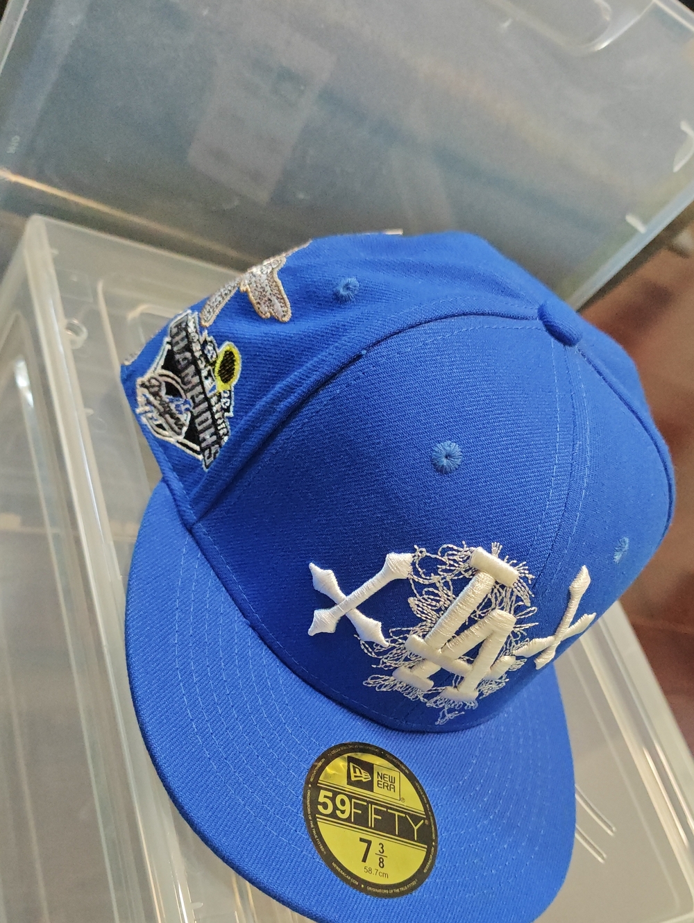 New Era Royal Blue LA Embroidered 59FIFTY Fitted Hat